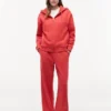 Sudadera con capucha y cremallera de corte holgado Sudadera con capucha y cremallera de corte holgado