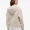 Sudadera con capucha y cremallera de corte holgado Sudadera con capucha y cremallera de corte holgado