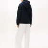 Sudadera con capucha y cremallera de corte holgado Sudadera con capucha y cremallera de corte holgado