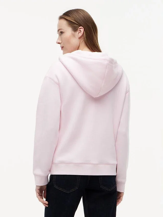 Sudadera con capucha y cremallera de corte holgado Sudadera con capucha y cremallera de corte holgado