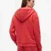 Sudadera con capucha y cremallera de corte holgado Sudadera con capucha y cremallera de corte holgado