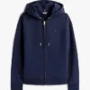 Sudadera con capucha y cremallera de corte holgado Sudadera con capucha y cremallera de corte holgado