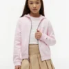 Sudadera con capucha y cremallera para niña con el logotipo «Collegiate Tommy» Sudadera con capucha y cremallera para niña con el logotipo «Collegiate Tommy»