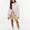 Sudadera con capucha y cremallera para niña con el logotipo «Collegiate Tommy» Sudadera con capucha y cremallera para niña con el logotipo «Collegiate Tommy»