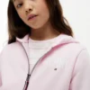 Sudadera con capucha y cremallera para niña con el logotipo «Collegiate Tommy» Sudadera con capucha y cremallera para niña con el logotipo «Collegiate Tommy»