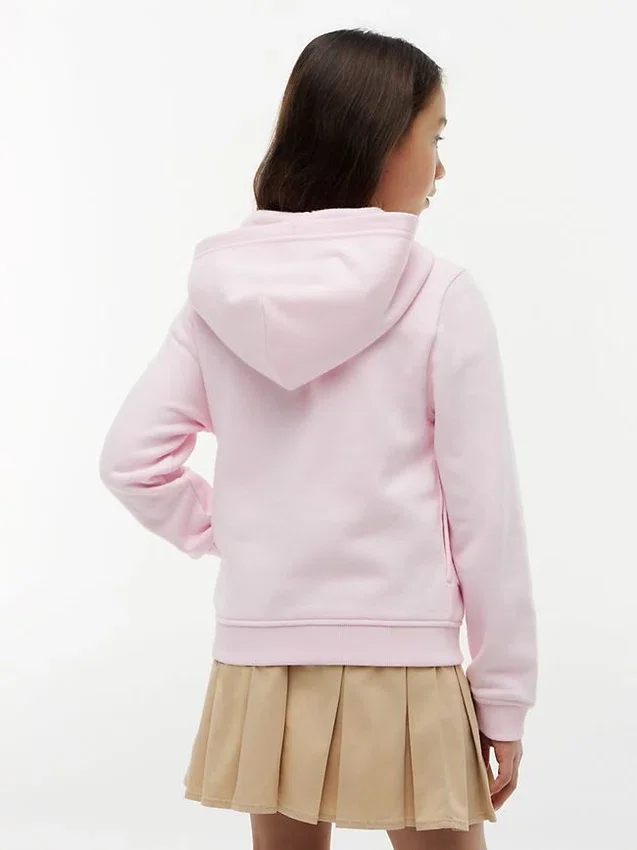 Sudadera con capucha y cremallera para niña con el logotipo «Collegiate Tommy» Sudadera con capucha y cremallera para niña con el logotipo «Collegiate Tommy»