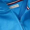 Sudadera con capucha y cremallera para niño con bandera en tonos Sudadera con capucha y cremallera para niño con bandera en tonos