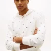 Sudadera con capucha y estampado de banderas Sudadera con capucha y estampado de banderas