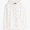 Sudadera con capucha y estampado de banderas Sudadera con capucha y estampado de banderas