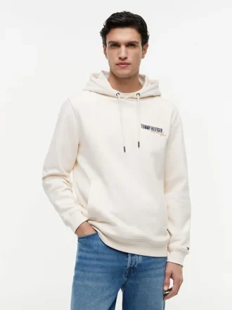 Sudadera con capucha y estampado de palmera del desierto en la espalda