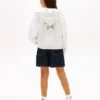 Sudadera con capucha y logo de estrella con pedrería para niños