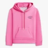 Sudadera con capucha y logo monotipo en tejido jaspeado Sudadera con capucha y logo monotipo en tejido jaspeado