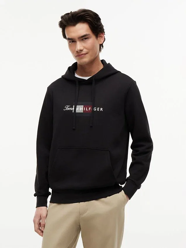Sudadera con capucha y logotipo Script Flag Sudadera con capucha y logotipo Script Flag
