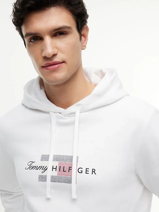 Sudadera con capucha y logotipo Script Flag Sudadera con capucha y logotipo Script Flag