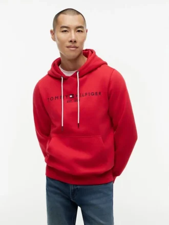 Sudadera con capucha y logotipo Tommy bordado