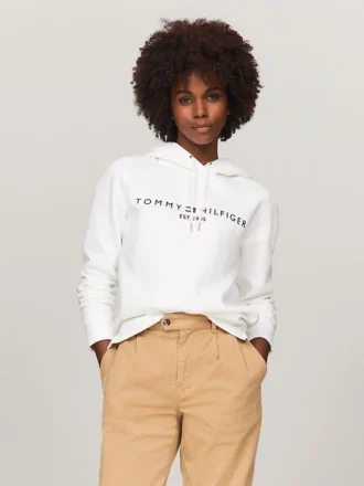 Sudadera con capucha y logotipo Tommy bordado