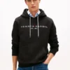 Sudadera con capucha y logotipo Tommy bordado Sudadera con capucha y logotipo Tommy bordado