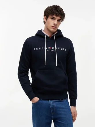 Sudadera con capucha y logotipo Tommy bordado