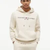 Sudadera con capucha y logotipo Tommy bordado Sudadera con capucha y logotipo Tommy bordado