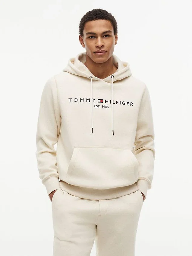 Sudadera con capucha y logotipo Tommy bordado Sudadera con capucha y logotipo Tommy bordado