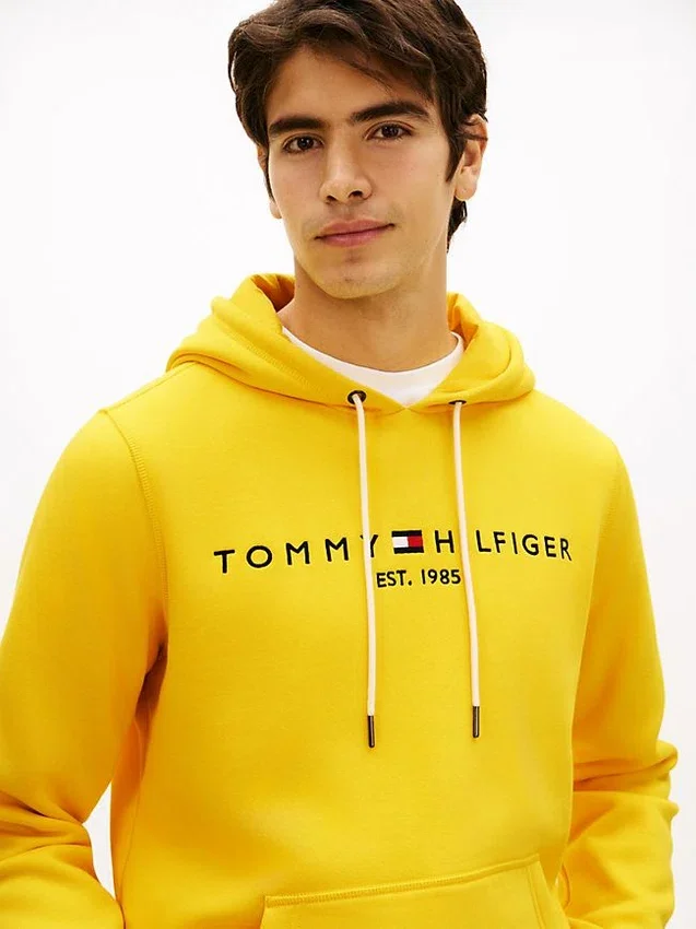 Sudadera con capucha y logotipo Tommy bordado Sudadera con capucha y logotipo Tommy bordado
