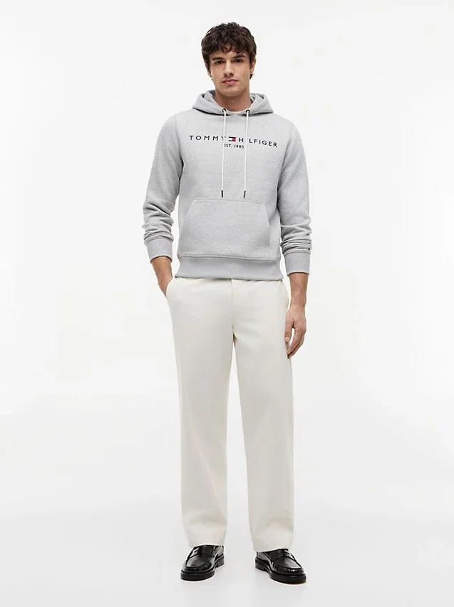 Sudadera con capucha y logotipo Tommy bordado Sudadera con capucha y logotipo Tommy bordado