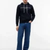 Sudadera con capucha y logotipo Tommy bordado Sudadera con capucha y logotipo Tommy bordado