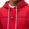 Sudadera con capucha y logotipo Tommy bordado Sudadera con capucha y logotipo Tommy bordado
