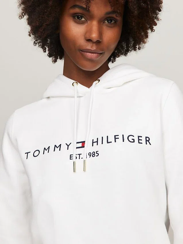Sudadera con capucha y logotipo Tommy bordado Sudadera con capucha y logotipo Tommy bordado