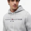 Sudadera con capucha y logotipo Tommy bordado Sudadera con capucha y logotipo Tommy bordado