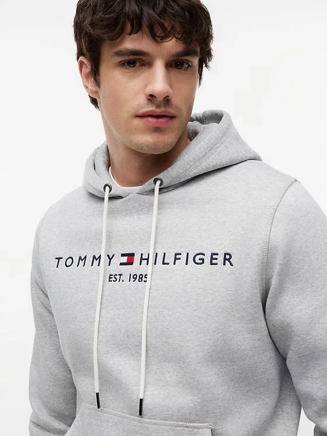Sudadera con capucha y logotipo Tommy bordado Sudadera con capucha y logotipo Tommy bordado