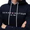 Sudadera con capucha y logotipo Tommy bordado Sudadera con capucha y logotipo Tommy bordado