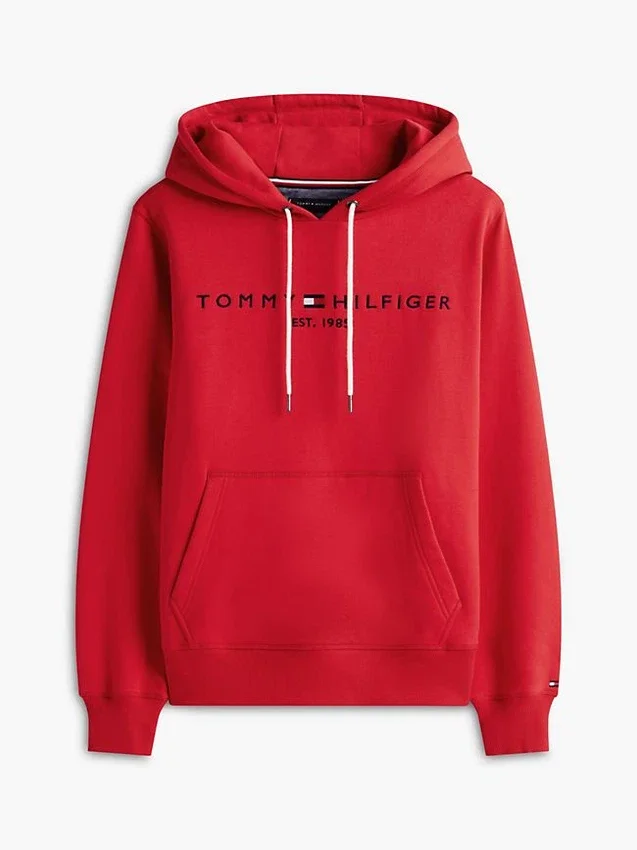 Sudadera con capucha y logotipo Tommy bordado Sudadera con capucha y logotipo Tommy bordado