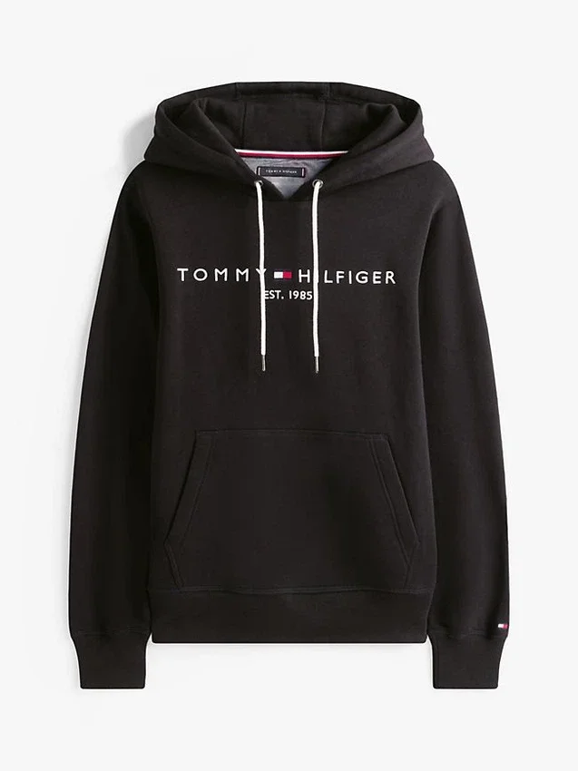 Sudadera con capucha y logotipo Tommy bordado Sudadera con capucha y logotipo Tommy bordado