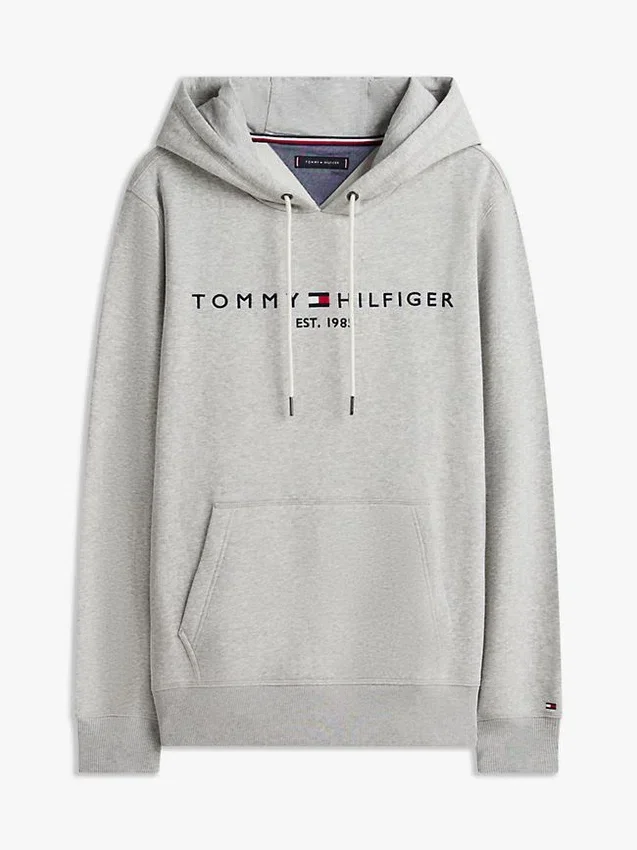 Sudadera con capucha y logotipo Tommy bordado Sudadera con capucha y logotipo Tommy bordado
