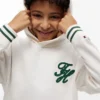 Sudadera con capucha y monograma bordado para niño Sudadera con capucha y monograma bordado para niño