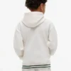 Sudadera con capucha y monograma bordado para niño Sudadera con capucha y monograma bordado para niño