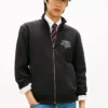Sudadera con cremallera de felpa elástica con logotipo Arch