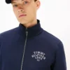 Sudadera con cremallera de felpa elástica con logotipo Arch Sudadera con cremallera de felpa elástica con logotipo Arch