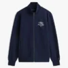 Sudadera con cremallera de felpa elástica con logotipo Arch Sudadera con cremallera de felpa elástica con logotipo Arch