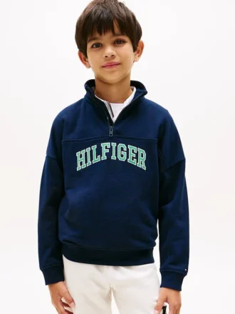 Sudadera con cremallera de un cuarto para niños