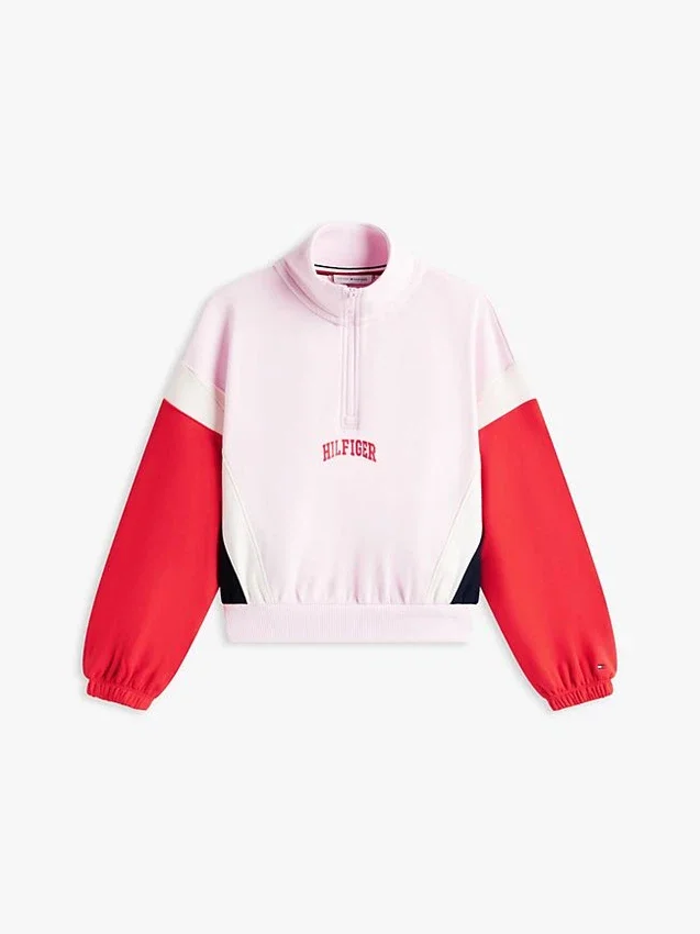 Sudadera con cremallera de un cuarto para niños Sudadera con cremallera de un cuarto para niños
