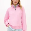 Sudadera con cremallera de un cuarto y interior cepillado Sudadera con cremallera de un cuarto y interior cepillado