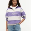 Sudadera con cremallera de un cuarto y interior cepillado Sudadera con cremallera de un cuarto y interior cepillado