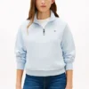 Sudadera con cremallera de un cuarto y interior cepillado Sudadera con cremallera de un cuarto y interior cepillado