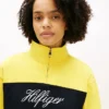 Sudadera con cremallera de un cuarto y interior cepillado Sudadera con cremallera de un cuarto y interior cepillado