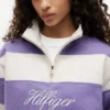 Sudadera con cremallera de un cuarto y interior cepillado Sudadera con cremallera de un cuarto y interior cepillado