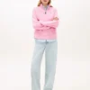 Sudadera con cremallera de un cuarto y interior cepillado Sudadera con cremallera de un cuarto y interior cepillado