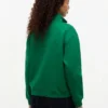 Sudadera con cremallera de un cuarto y interior cepillado Sudadera con cremallera de un cuarto y interior cepillado