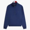 Sudadera con cremallera de un cuarto y logotipo de bandera Sudadera con cremallera de un cuarto y logotipo de bandera
